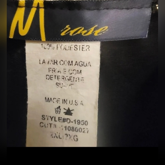 Floral Black and Red Mini Dress - Picture 3 of 3